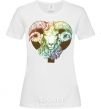 Women's T-shirt Aries zodiac sign White фото