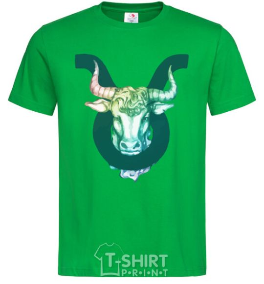 Men's T-Shirt Taurus zodiac sign kelly-green фото