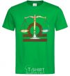 Men's T-Shirt Libra zodiac sign kelly-green фото