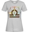 Women's T-shirt Libra zodiac sign grey фото