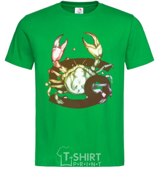 Men's T-Shirt Cancer zodiac sign kelly-green фото