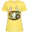 Women's T-shirt Cancer zodiac sign cornsilk фото