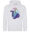 Men`s hoodie Capricorn zodiac sign sport-grey фото