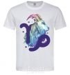 Men's T-Shirt Capricorn zodiac sign White фото