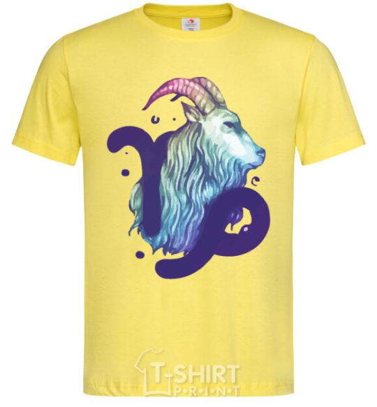 Men's T-Shirt Capricorn zodiac sign cornsilk фото