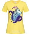 Women's T-shirt Capricorn zodiac sign cornsilk фото