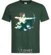 Men's T-Shirt Sagittarius zodiac sign bottle-green фото