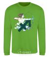 Sweatshirt Sagittarius zodiac sign orchid-green фото