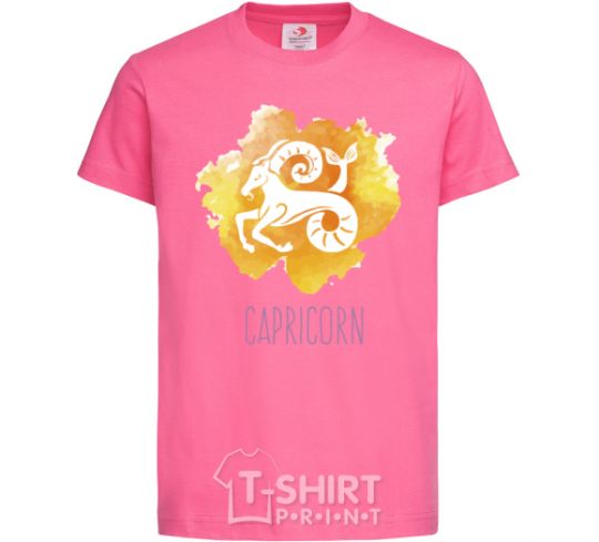 Kids T-shirt Capricorn heliconia фото