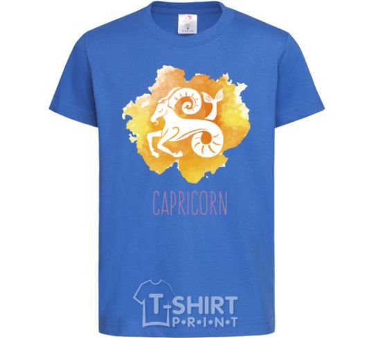 Kids T-shirt Capricorn royal-blue фото