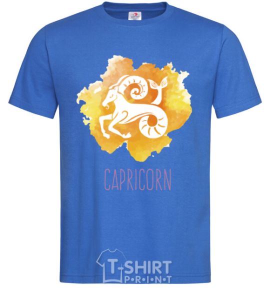 Мужская футболка Capricorn Ярко-синий фото