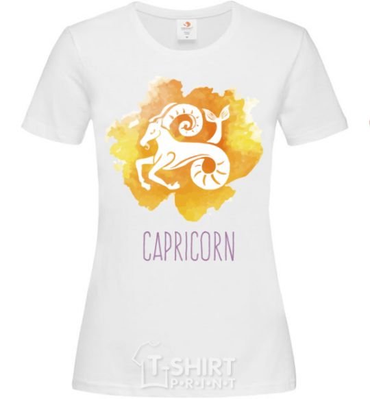 Женская футболка Capricorn Белый фото
