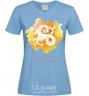 Women's T-shirt Capricorn sky-blue фото