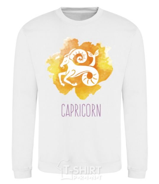 Sweatshirt Capricorn White фото