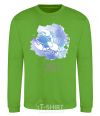 Sweatshirt Cancer orchid-green фото