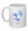 Ceramic mug Cancer White фото