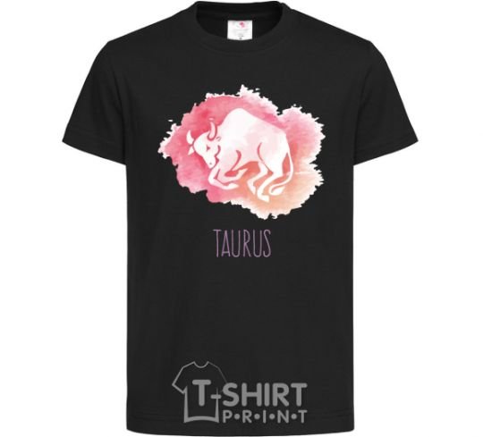 Kids T-shirt Taurus black фото