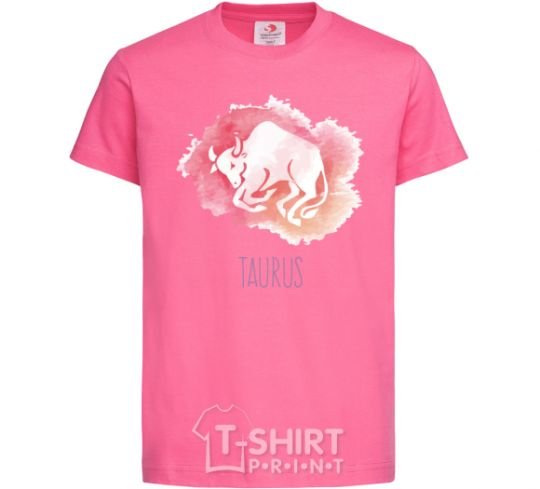 Детская футболка Taurus Ярко-розовый фото