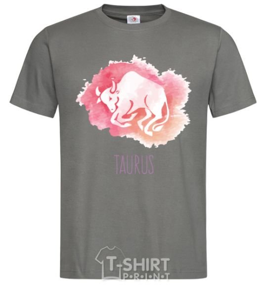 Men's T-Shirt Taurus dark-grey фото