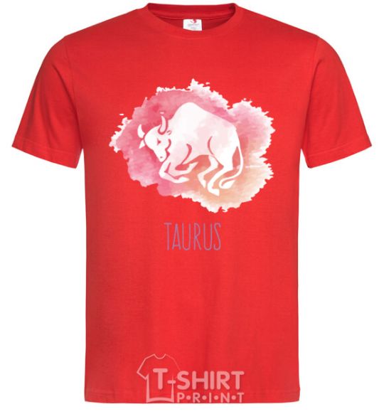 Men's T-Shirt Taurus red фото