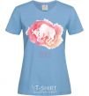 Women's T-shirt Taurus sky-blue фото