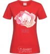 Women's T-shirt Taurus red фото