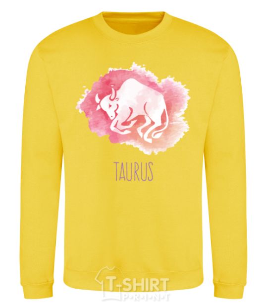 Sweatshirt Taurus yellow фото