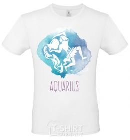 Men's T-Shirt Aquarius White фото