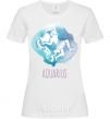 Women's T-shirt Aquarius White фото