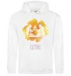 Men`s hoodie Gemini White фото