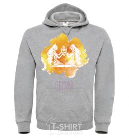 Men`s hoodie Gemini sport-grey фото