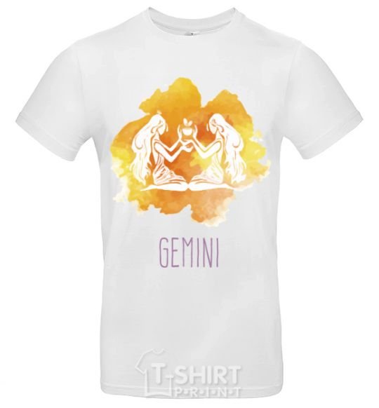 Мужская футболка Gemini Белый фото