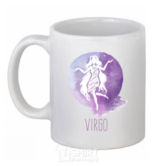 Чашка керамическая Virgo Белый фото