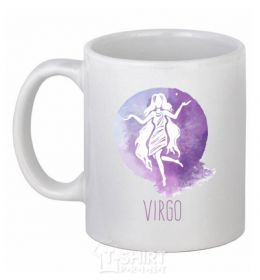 Ceramic mug Virgo White фото