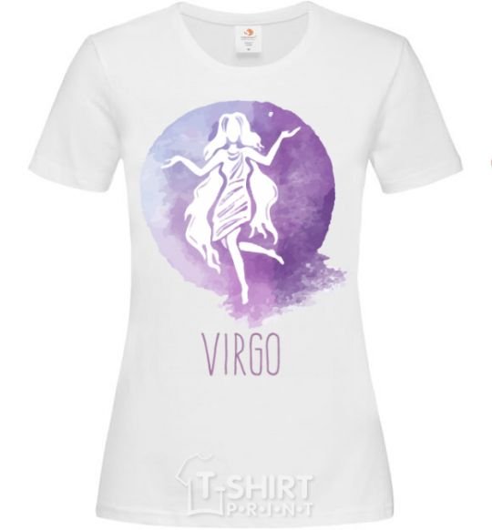 Женская футболка Virgo Белый фото