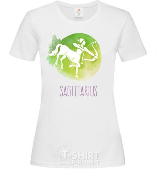 Женская футболка Sagittarius Белый фото