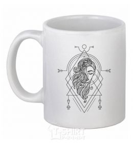 Ceramic mug Virgo White фото