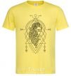 Мужская футболка Дева ромб Лимонный фото