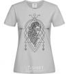 Women's T-shirt Virgo rhombus grey фото