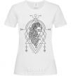 Women's T-shirt Virgo rhombus White фото