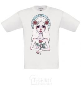 Kids T-shirt Virgo roses White фото
