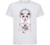 Kids T-shirt Virgo roses White фото