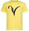 Men's T-Shirt Aries sign cornsilk фото