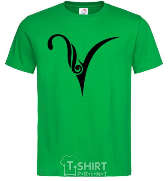 Men's T-Shirt Aries sign kelly-green фото