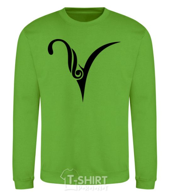 Sweatshirt Aries sign orchid-green фото