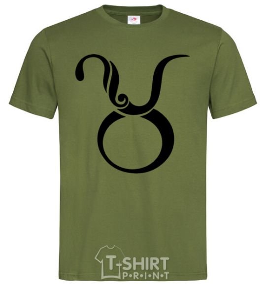 Men's T-Shirt Taurus sign millennial-khaki фото