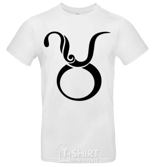 Men's T-Shirt Taurus sign White фото