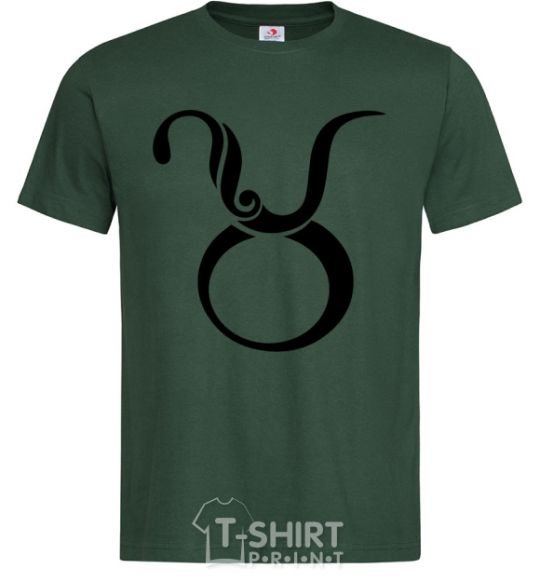 Men's T-Shirt Taurus sign bottle-green фото