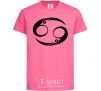 Детская футболка Рак знак Ярко-розовый фото