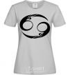 Women's T-shirt Cancer sign grey фото